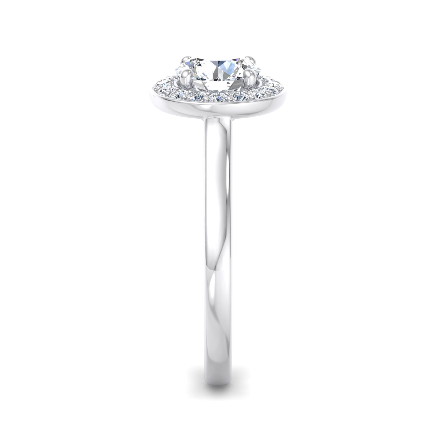 Korman Signature Cait Halo Engagement Ring Setting